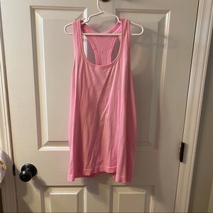 Bright pink swiftly tech tank top